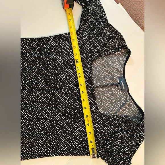 ModCloth Elegant Black and White Long Sleeve Dress - Picture 5 of 8